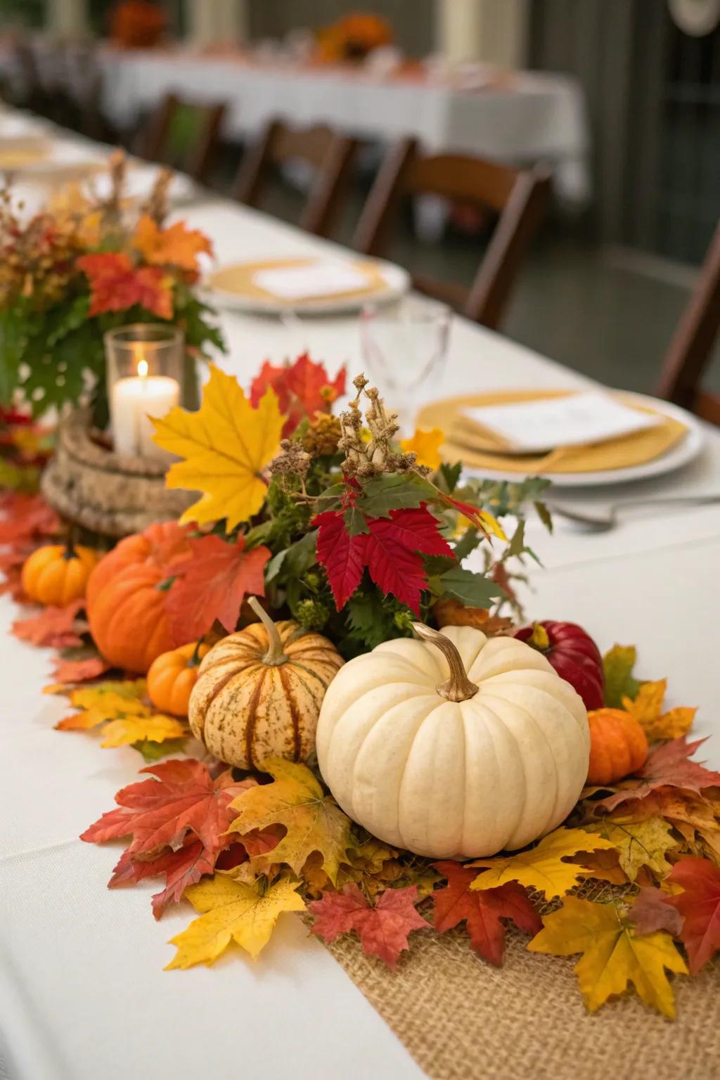 Seasonal decor keeps your table fresh and lively.