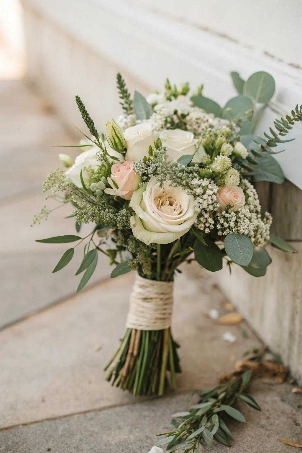 DIY wedding bouquets offering elegance on a budget.