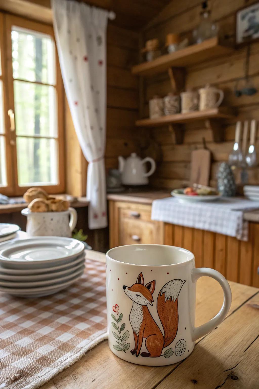 Adorable animal-themed mugs bring nature to your table.