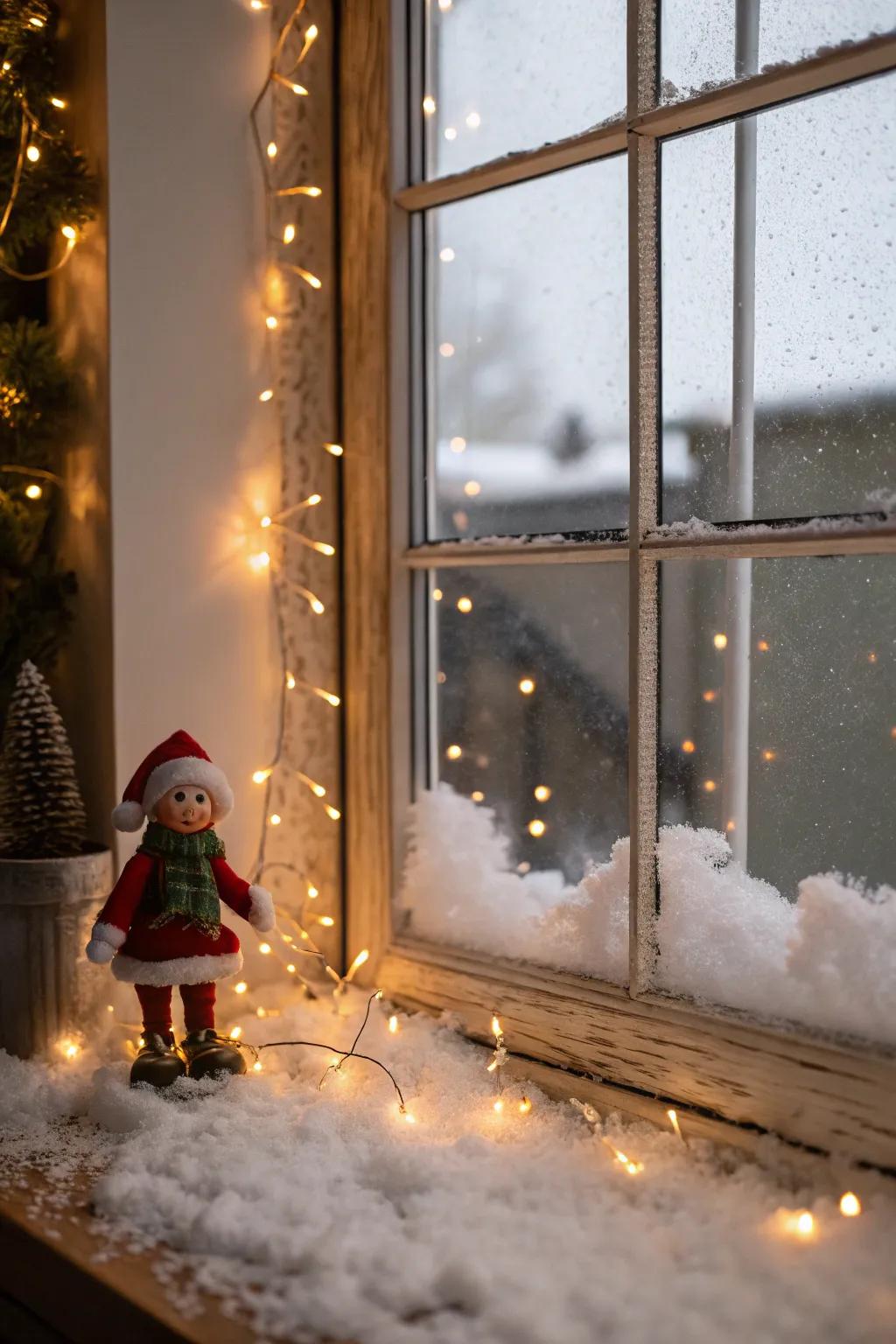 Turn your window into a captivating winter wonderland.