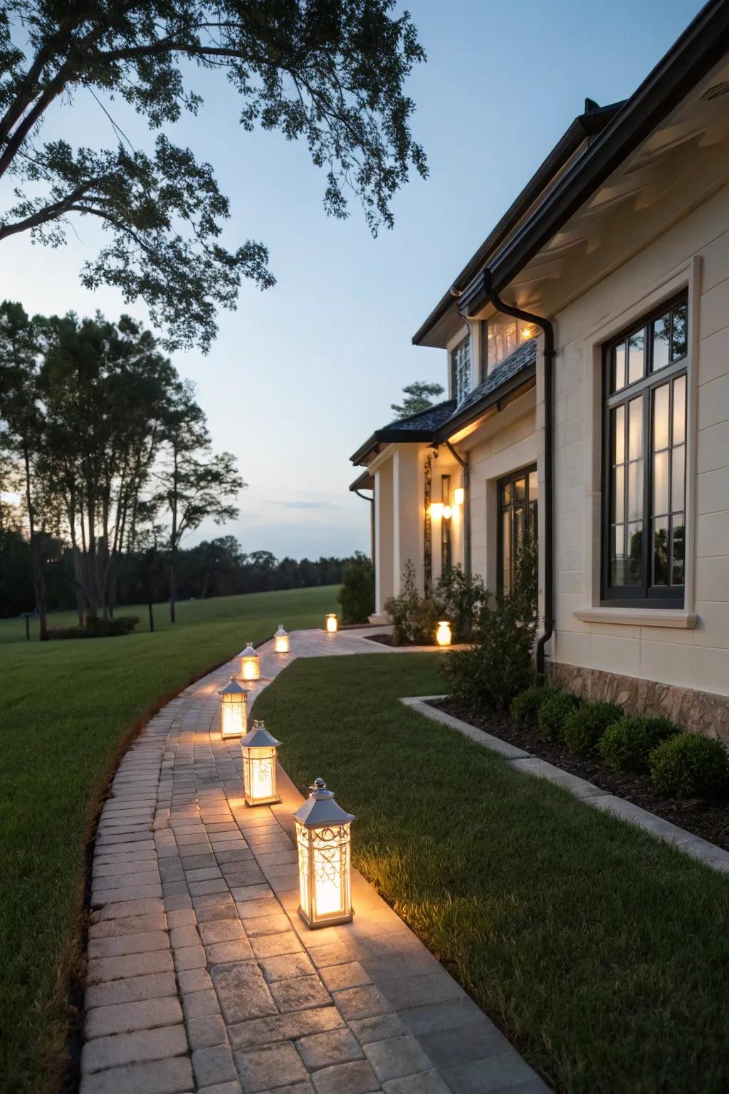 Exterior lighting enhances your home's appearance and safety.