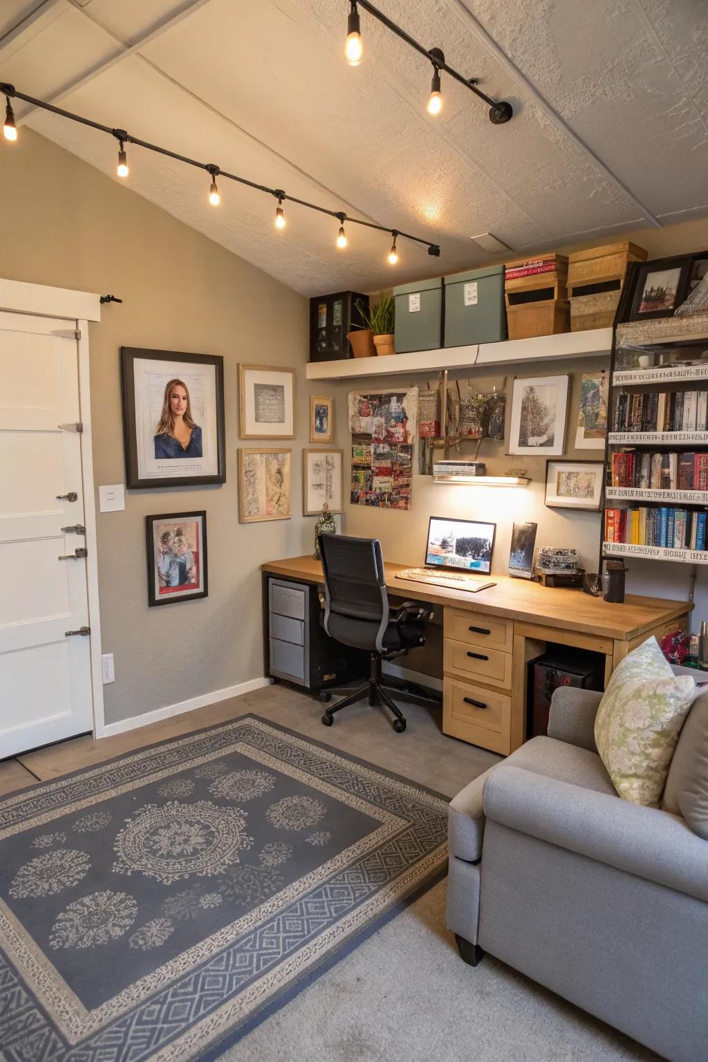 Make your office feel like home with personal touches.