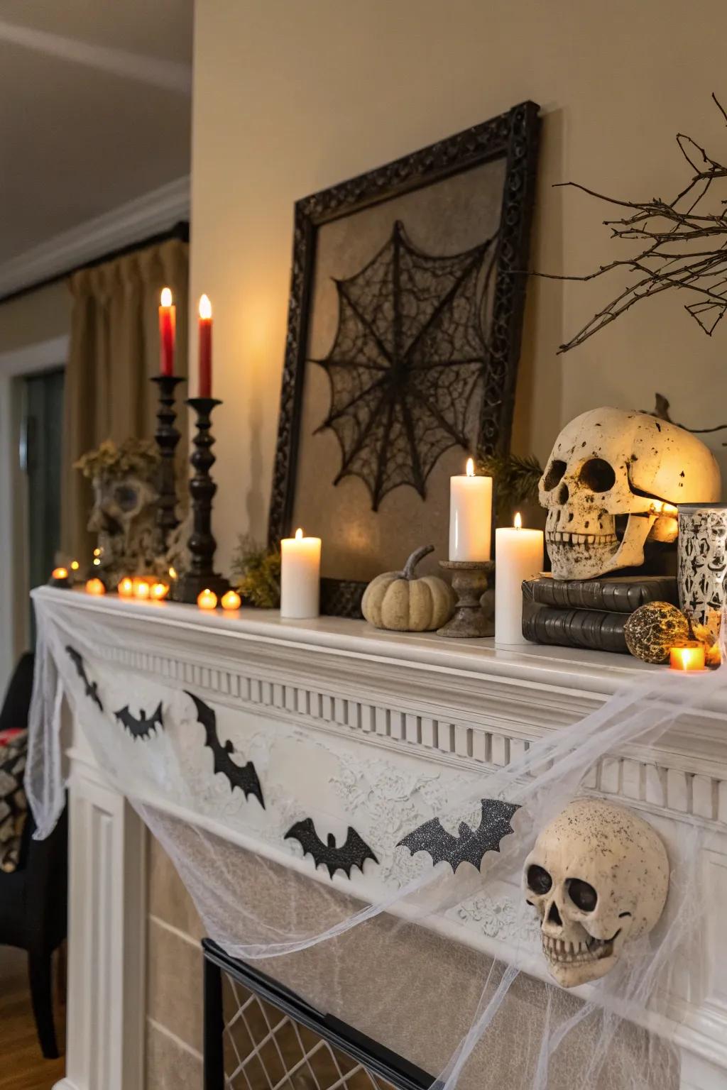 Skulls add a touch of mystical intrigue.