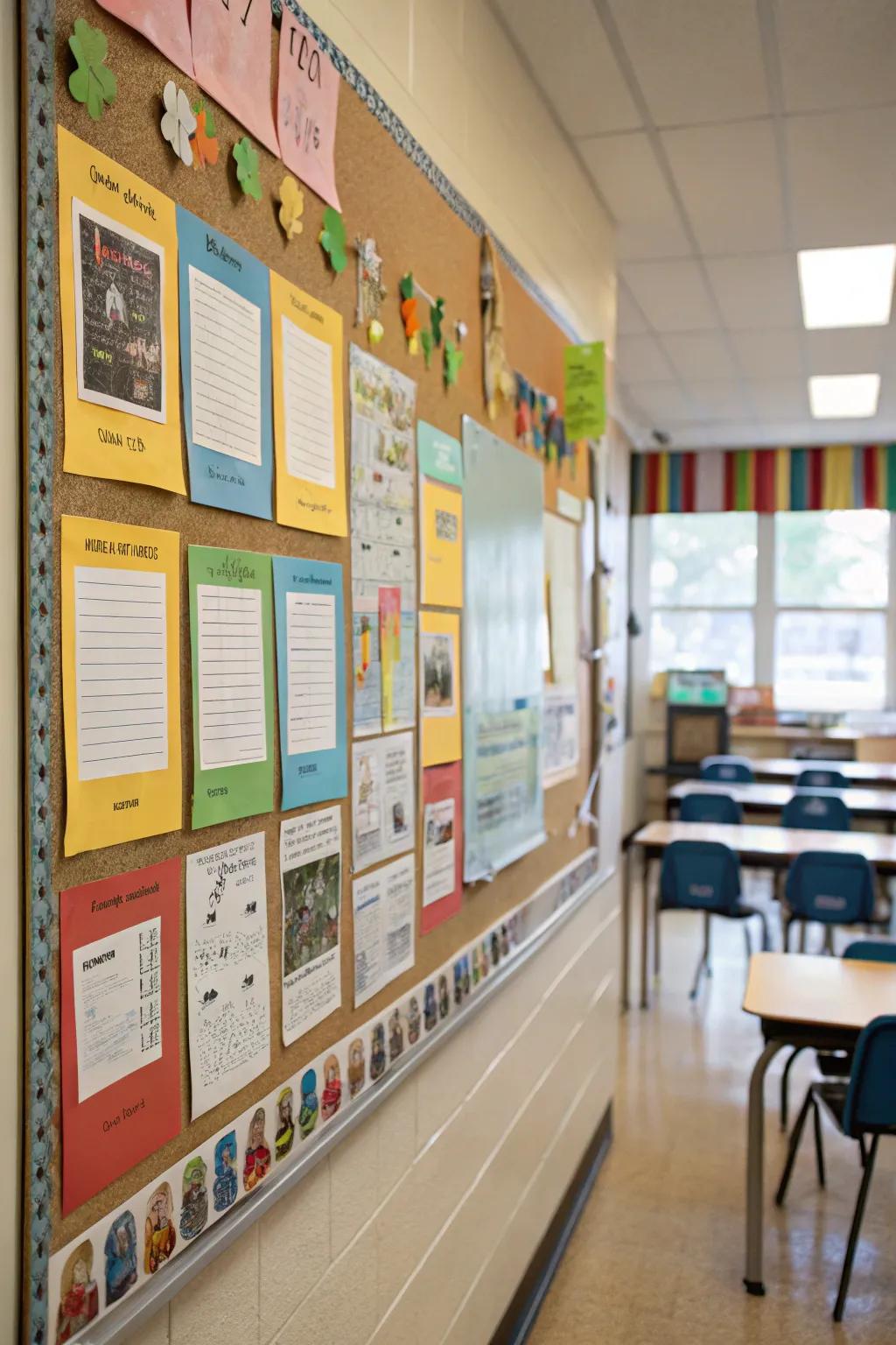 Structured boards help guide learning and focus.