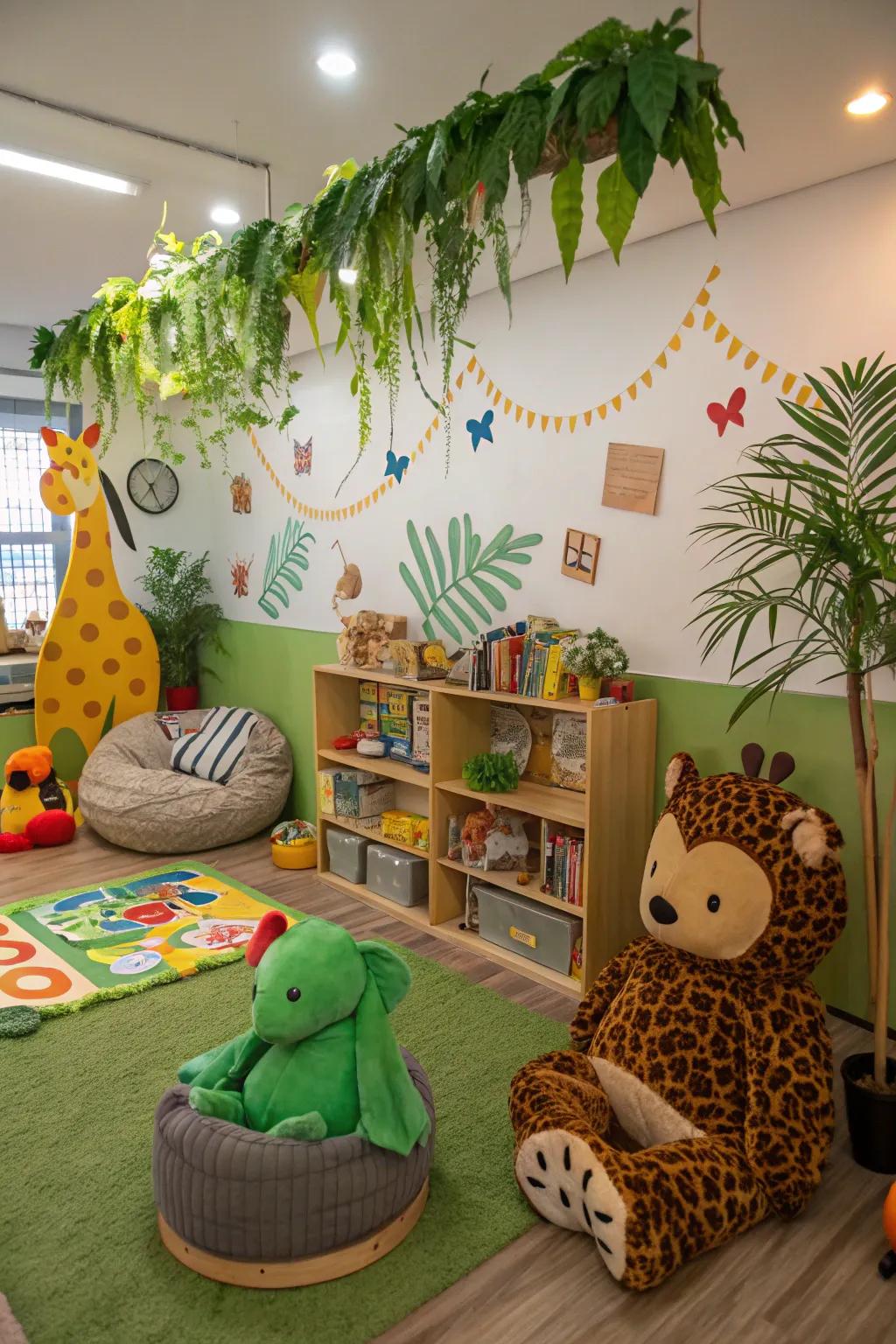 An exciting jungle safari classroom that brings the wild to life.