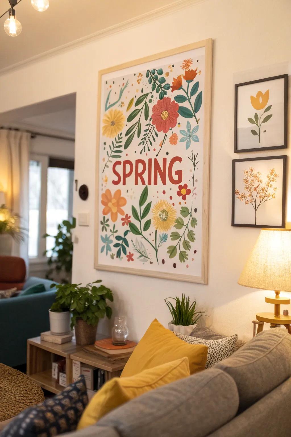 Seasonal lettering keeps your decor fresh and dynamic.