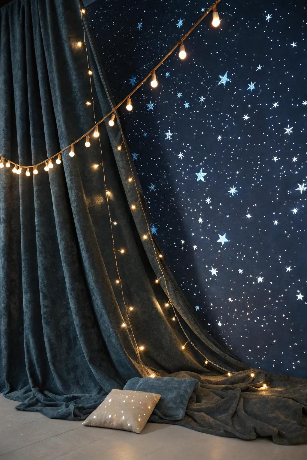 Capture the magic of your graduation with a starry night theme.