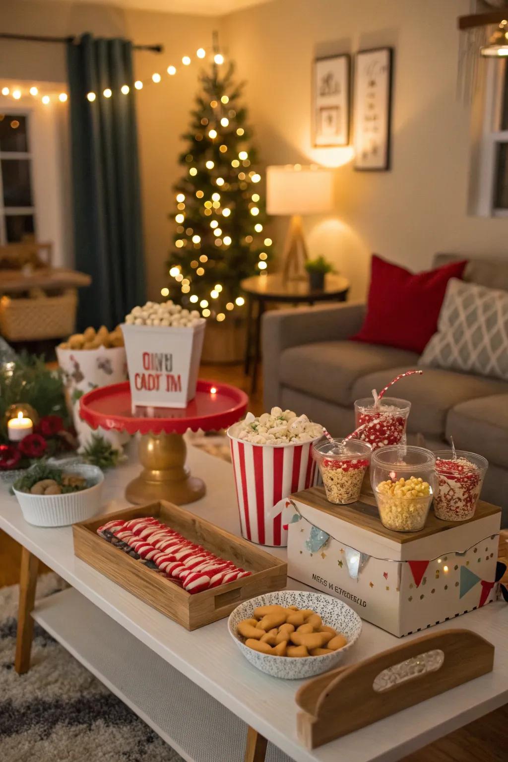 A themed snack table that brings the party to life.