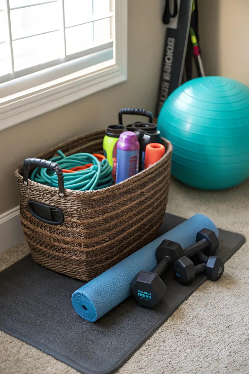 Promote a healthy lifestyle with fitness gear in the Easter basket.