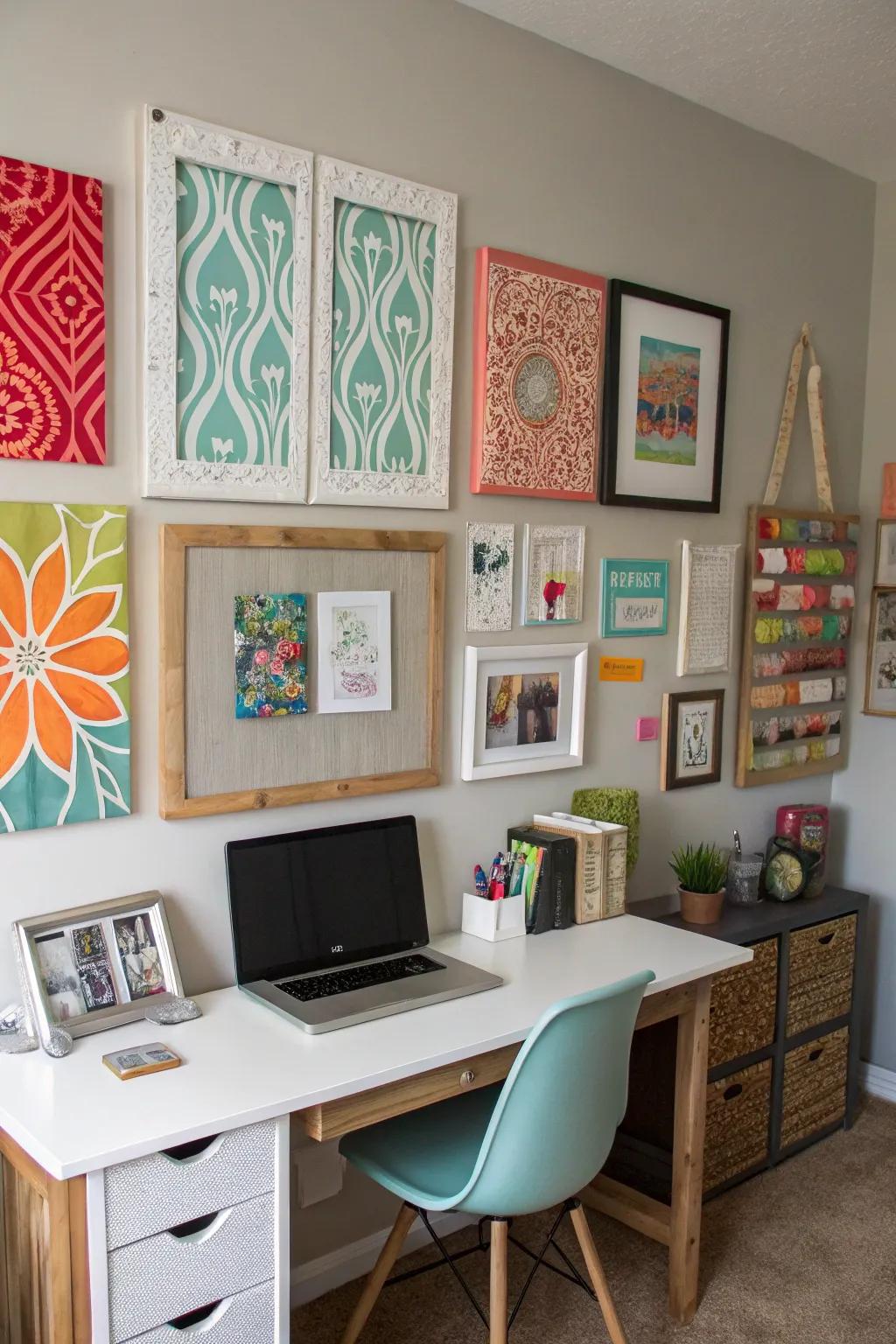 DIY projects add a personal touch to your space.