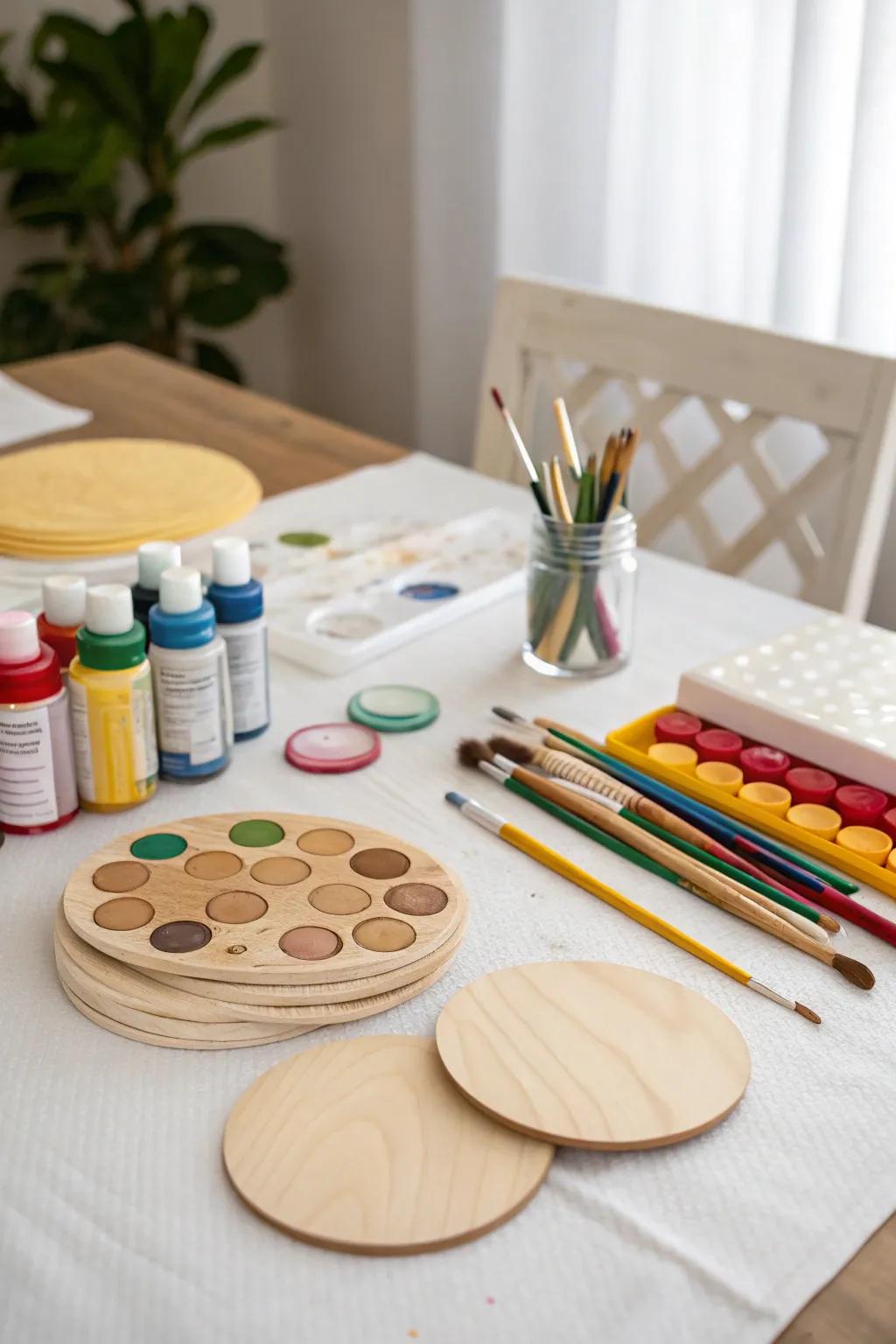 A DIY craft kit ready to spark creativity and family fun.