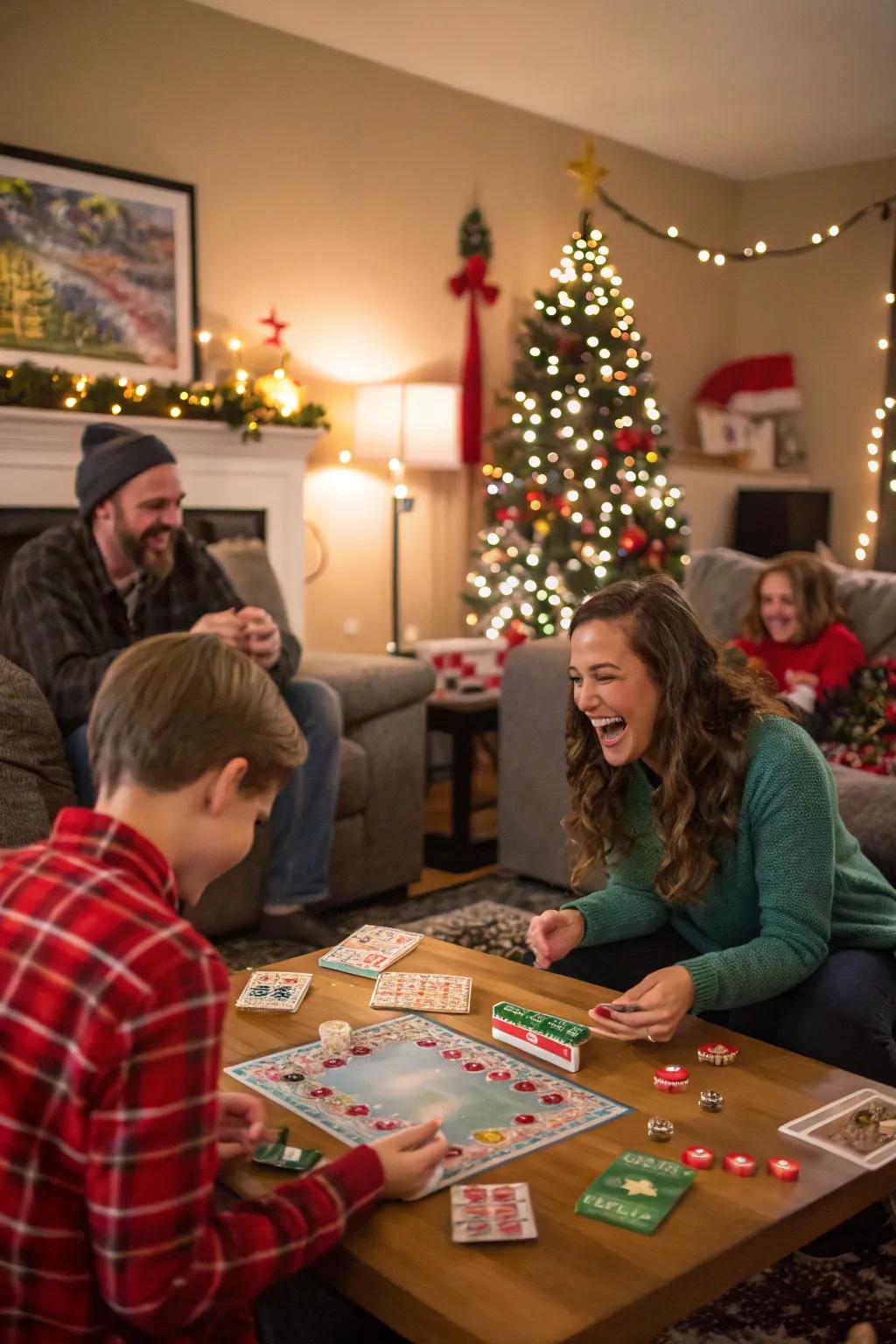 An engaging game night that brings out the festive spirit in everyone.