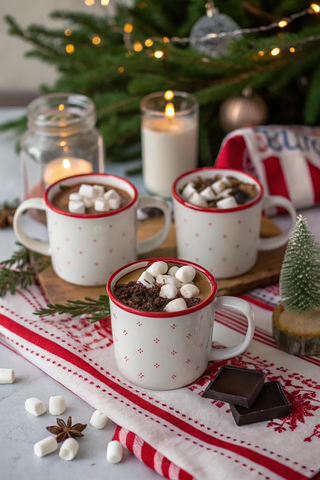 Hot cocoa kits offer warmth and comfort during the holidays.