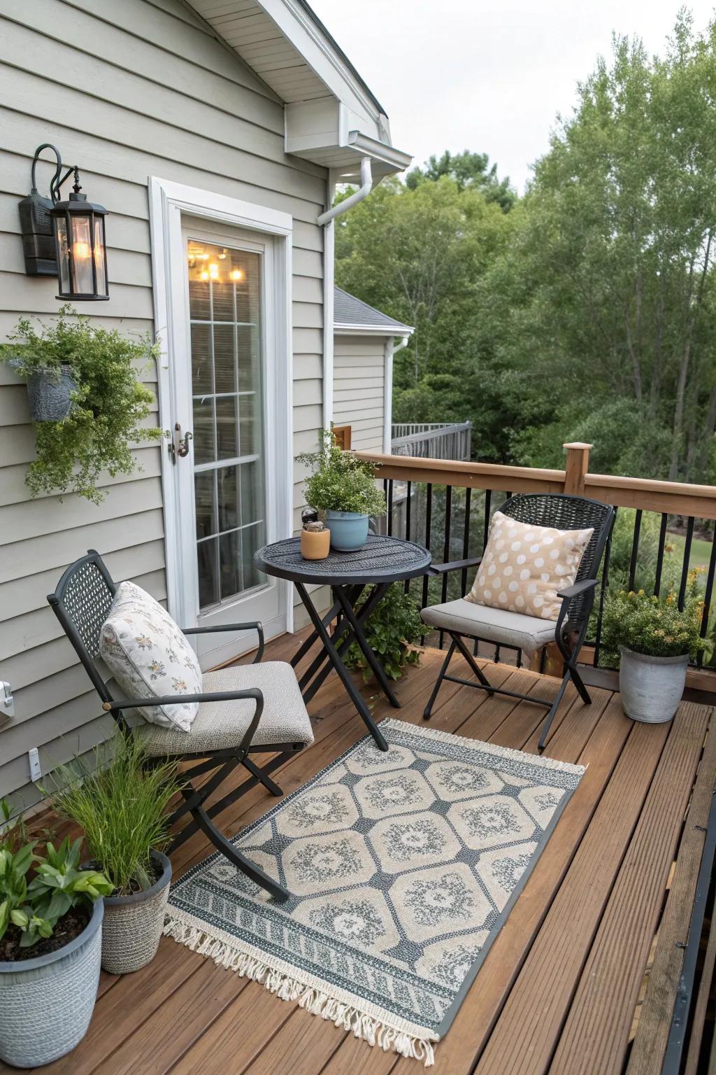 Maximizing function in a compact deck space.