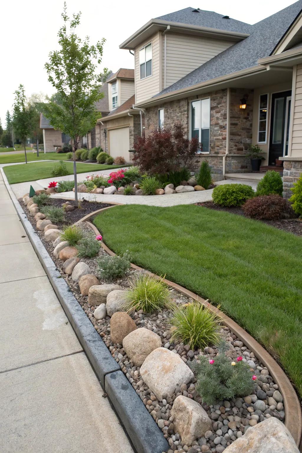 Borders and edging give your landscape a tidy, organized appearance.