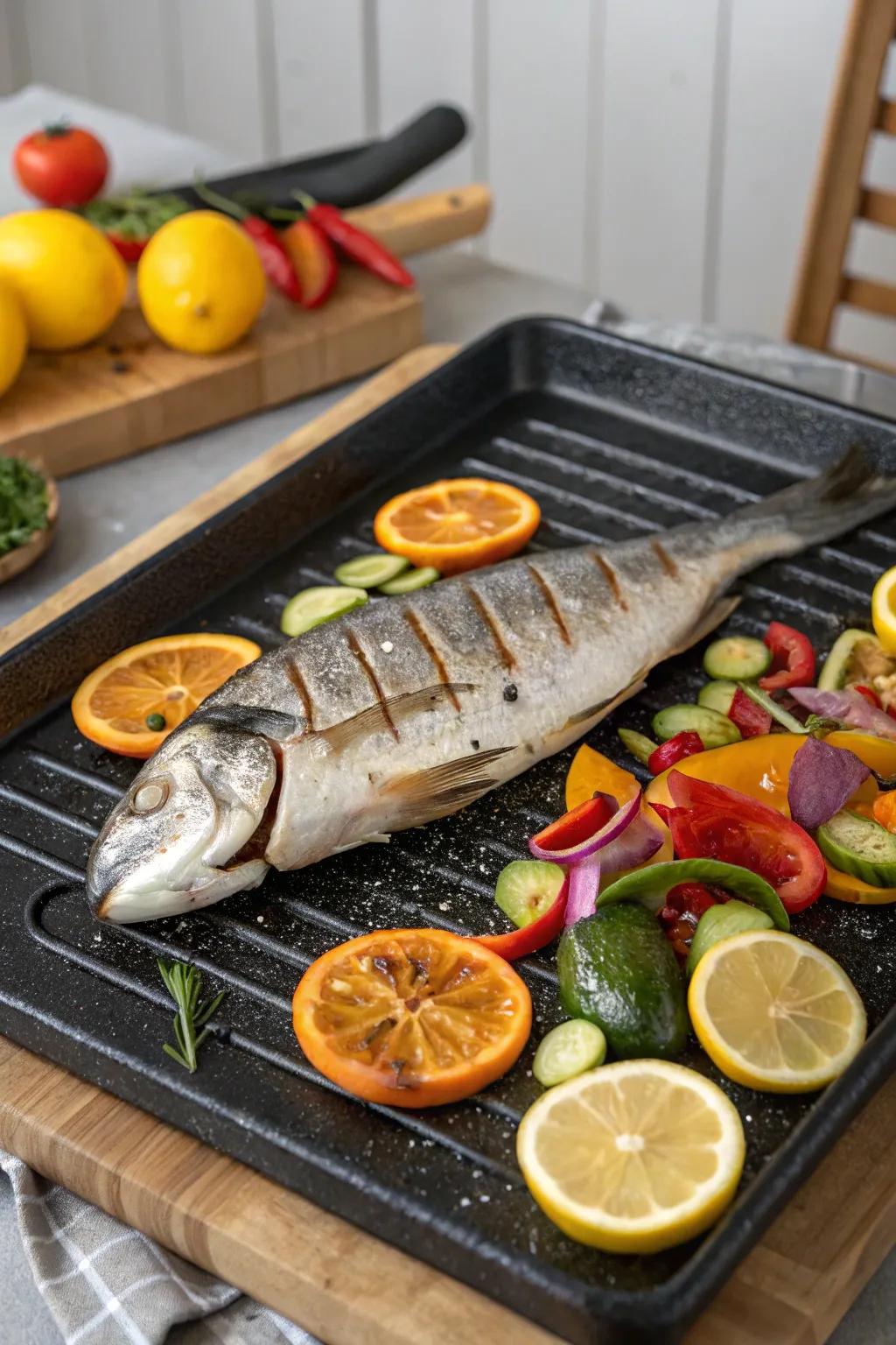 Whole fish grilling is both an art and a delicious culinary experience.