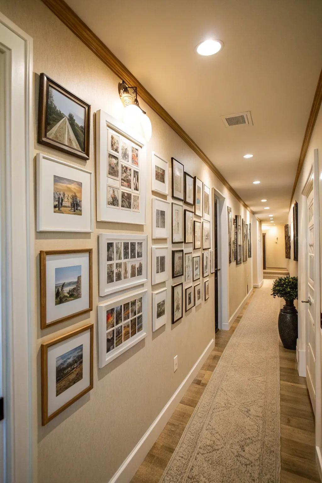 Neutral frames keep the spotlight on your photos.