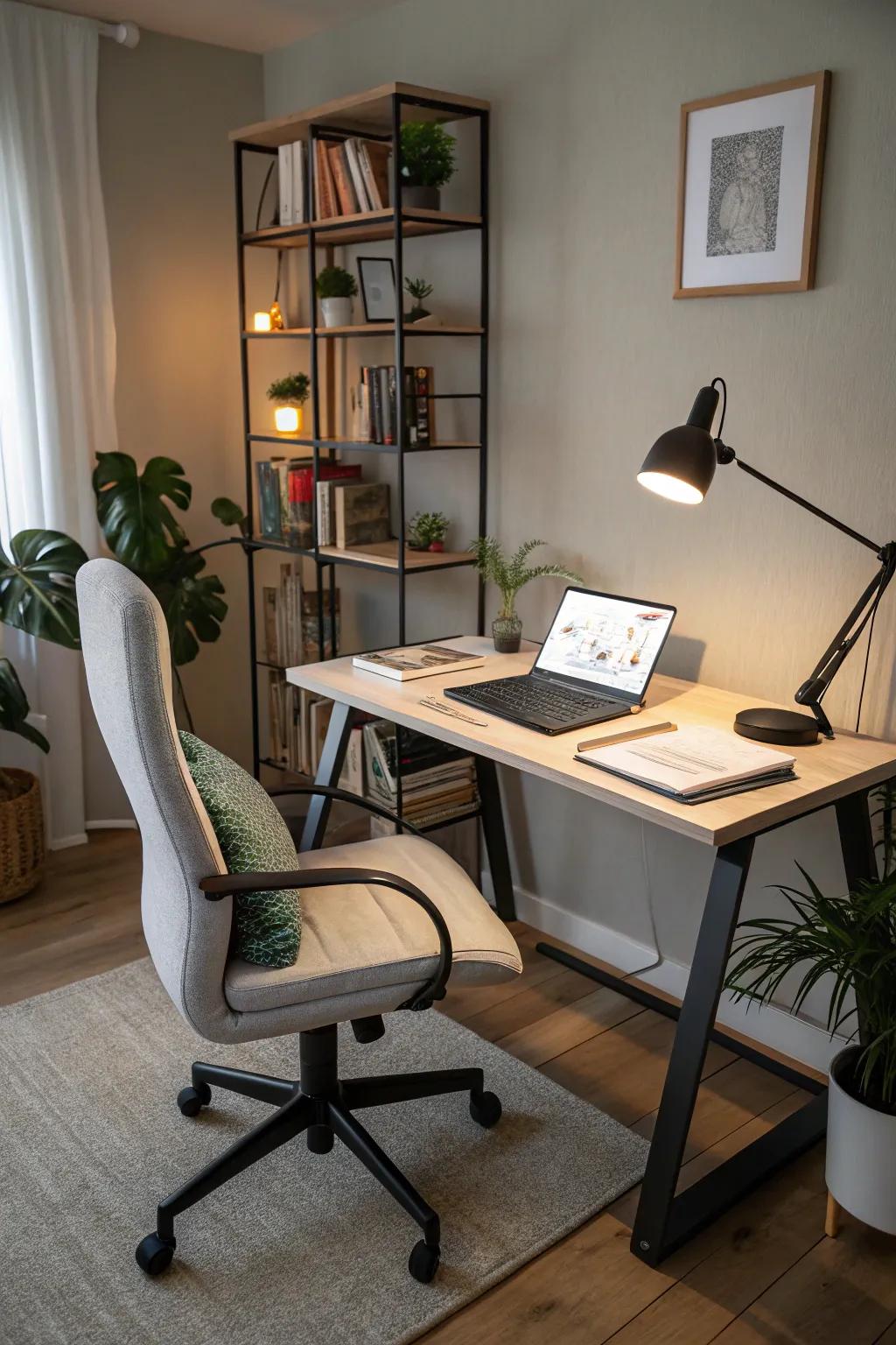 Comfort first: ergonomic essentials for your office.