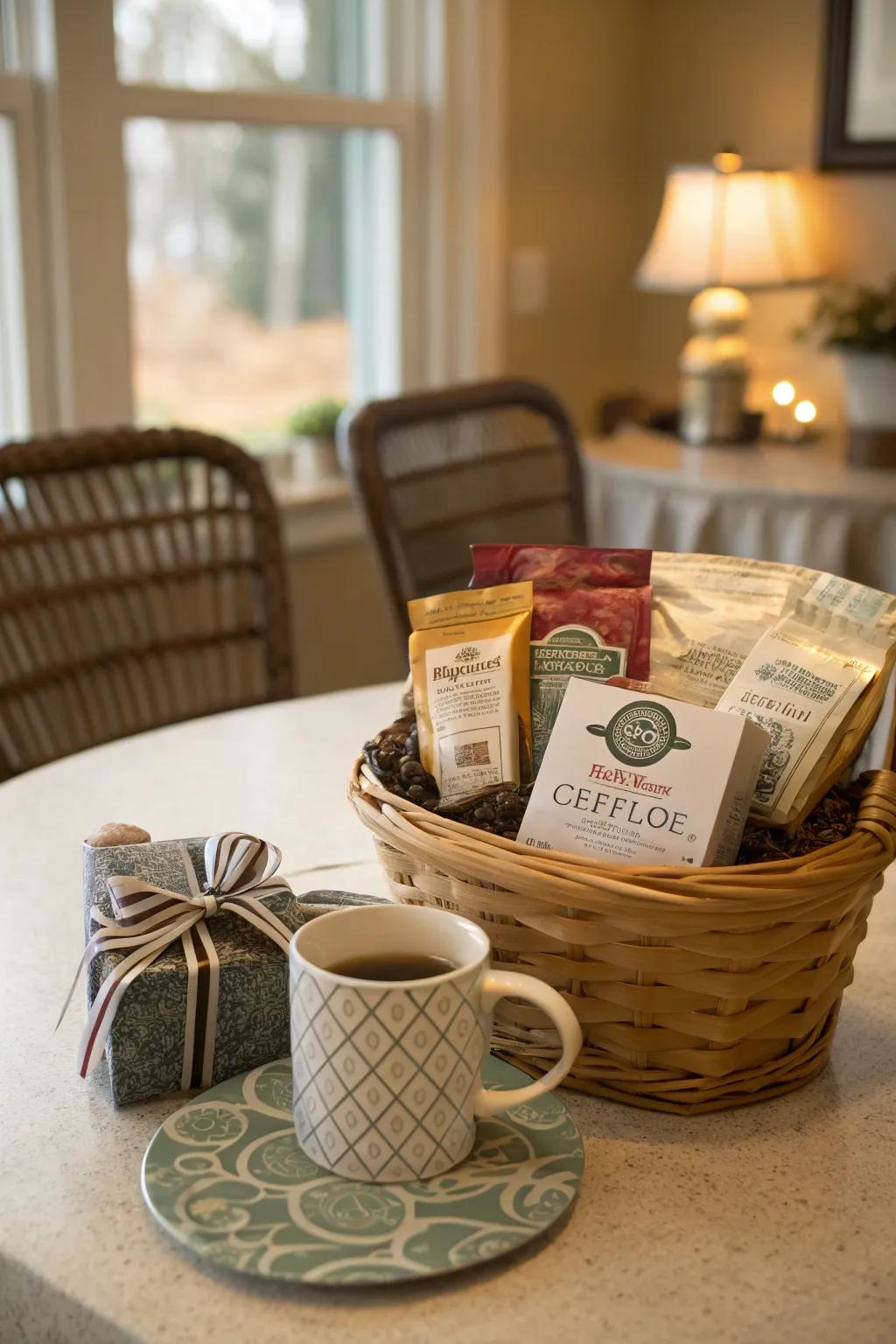 Artisanal tea and coffee for a comforting start to the day.