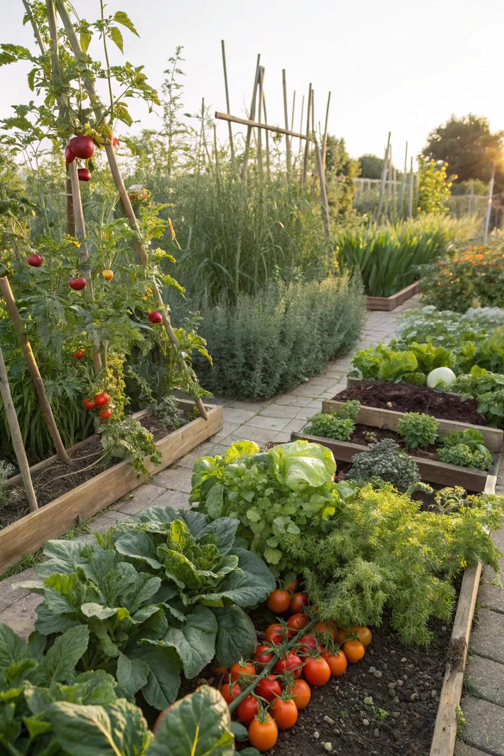 Seasonal rotation keeps your vegetable garden ever-bountiful.