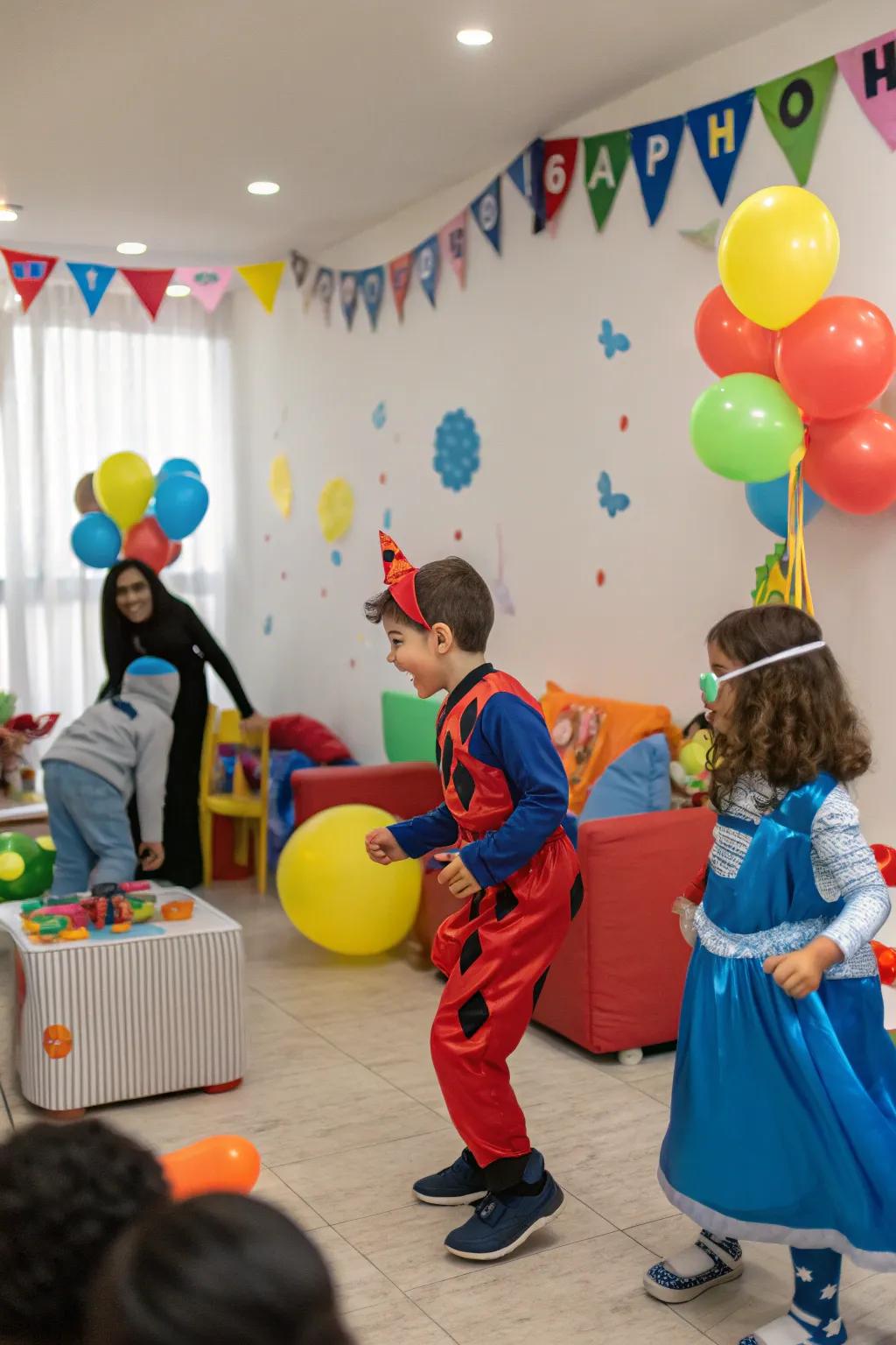 Let imaginations soar with a themed costume celebration.