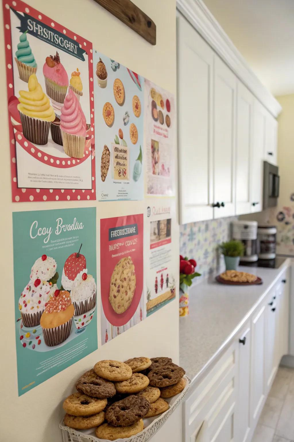 Baking-themed posters for those who love to bake.