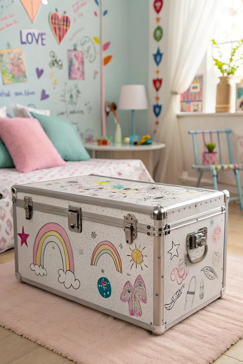 Whimsical doodles add personality and charm.