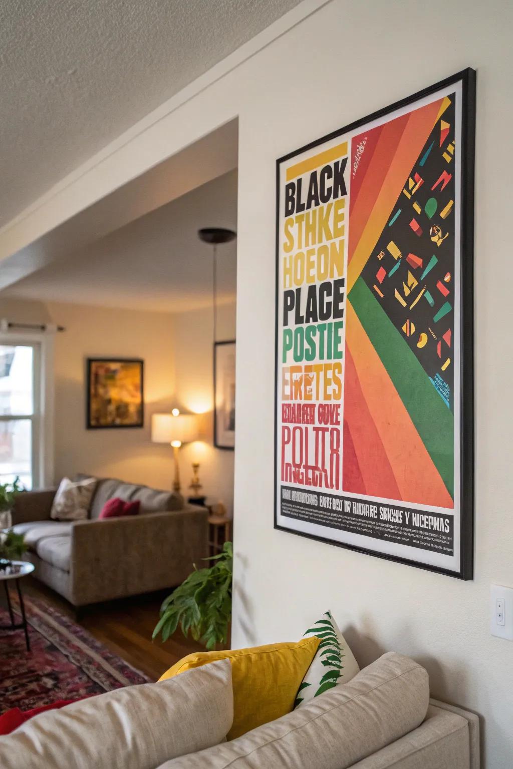 Bold color choices make these posters truly stand out.