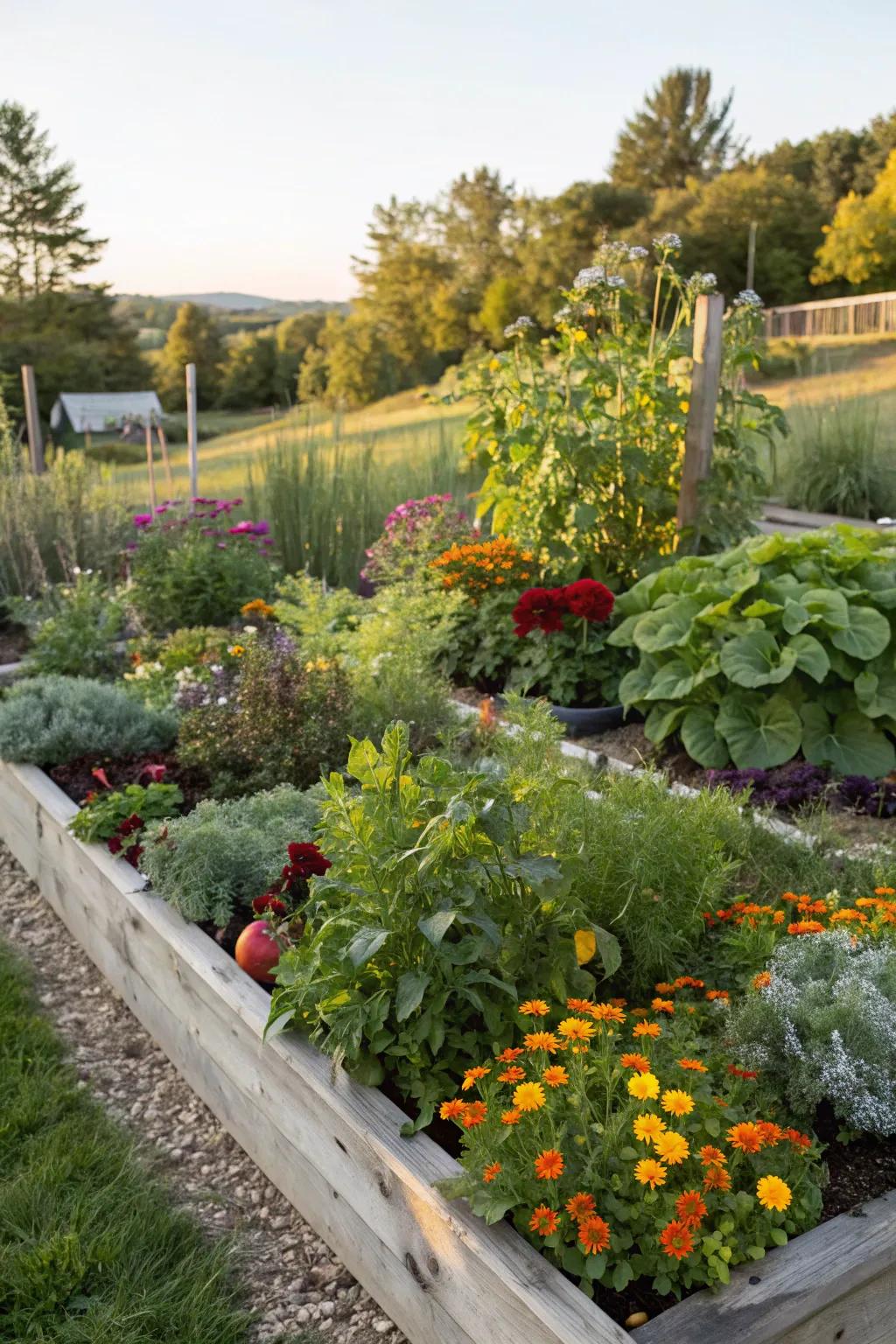 Combine beauty and utility with an edible garden.