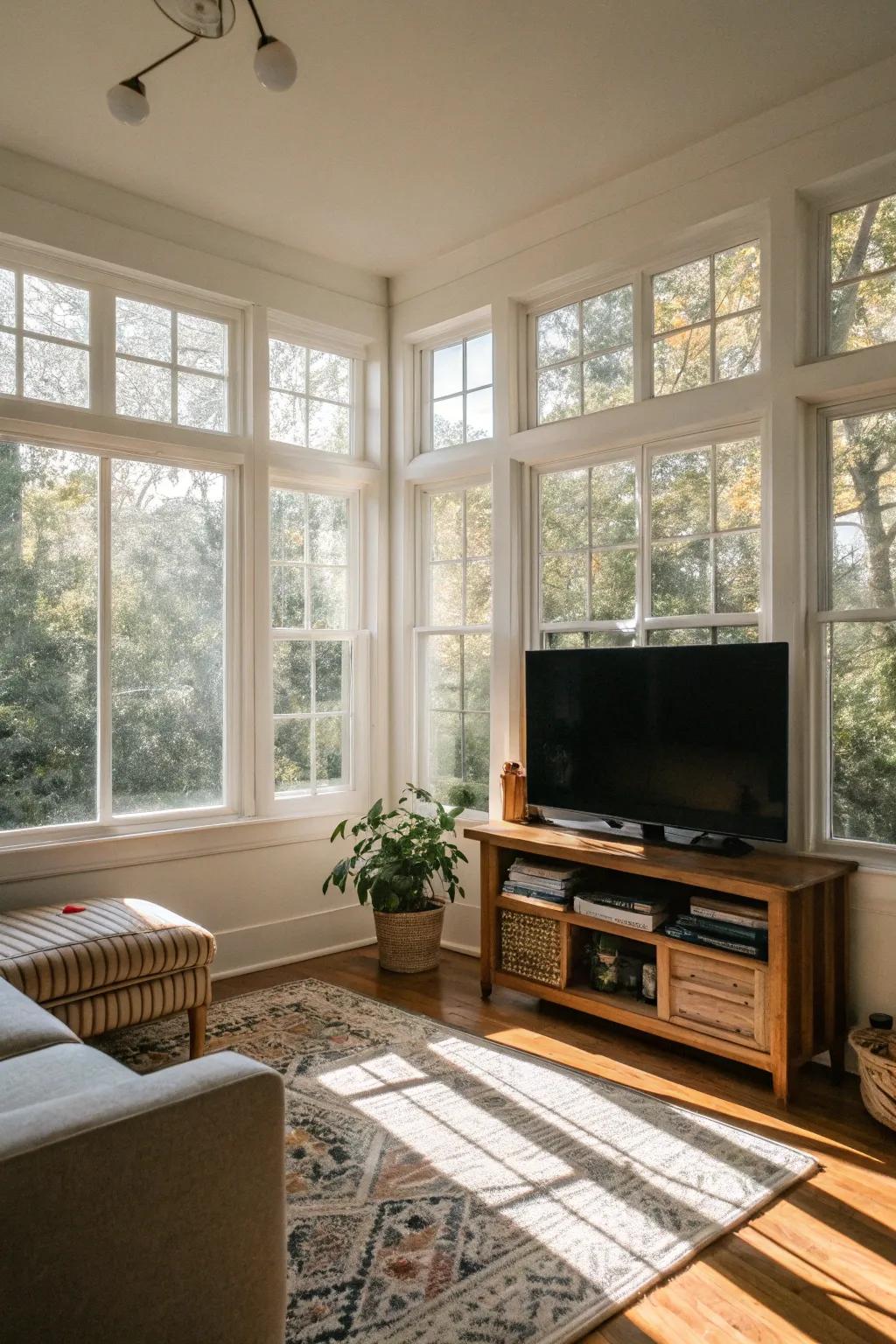 Natural light enhances the ambiance and makes the most of your space.