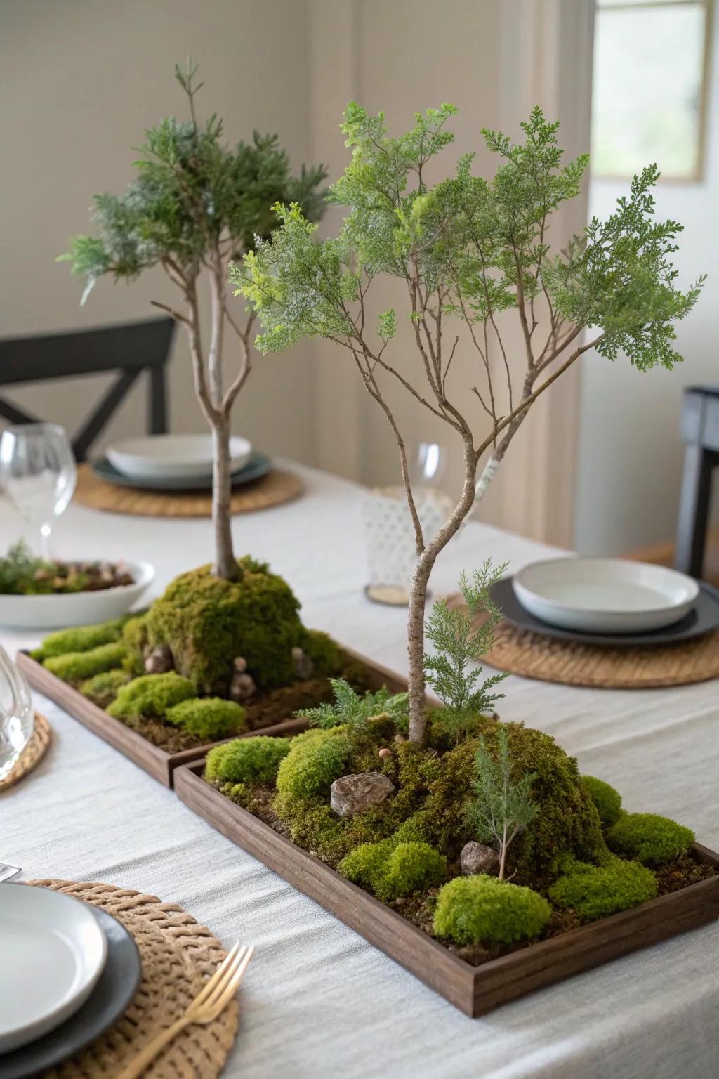 A mini winter wonderland on your table.