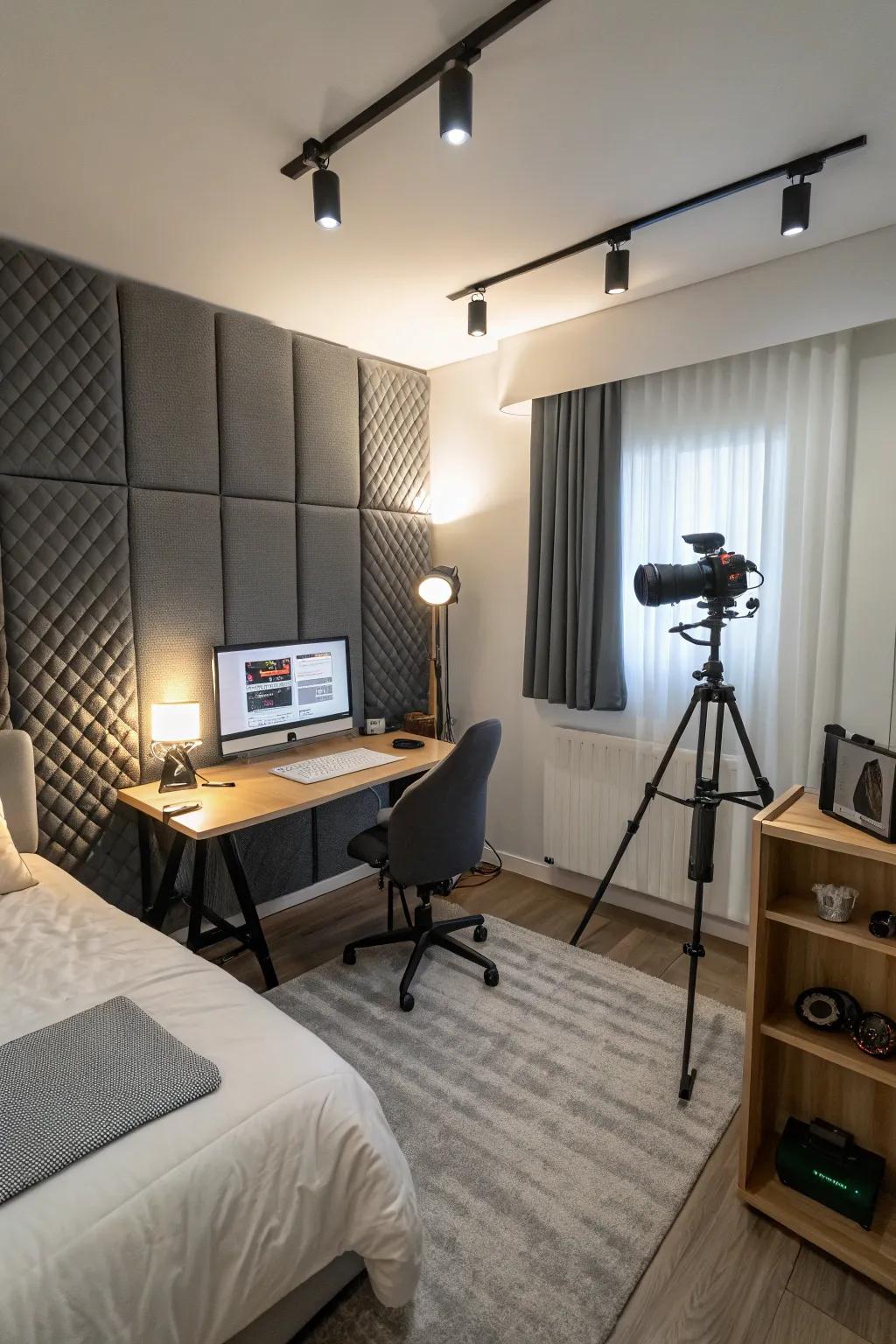 Improve audio quality and reduce noise with effective soundproofing.