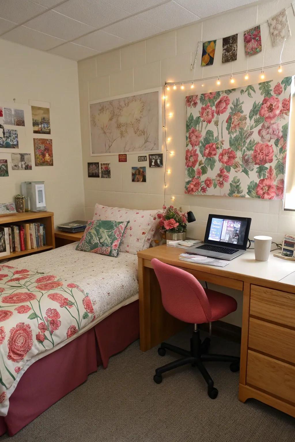 Patterns bring vibrancy to the room