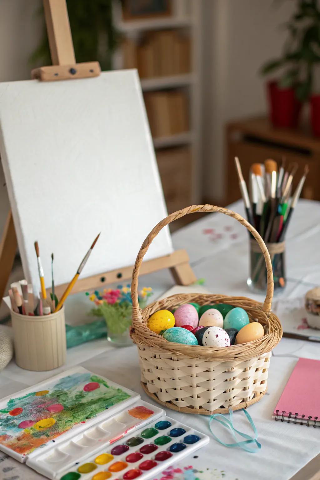 Unleash creativity with a crafty Easter basket.
