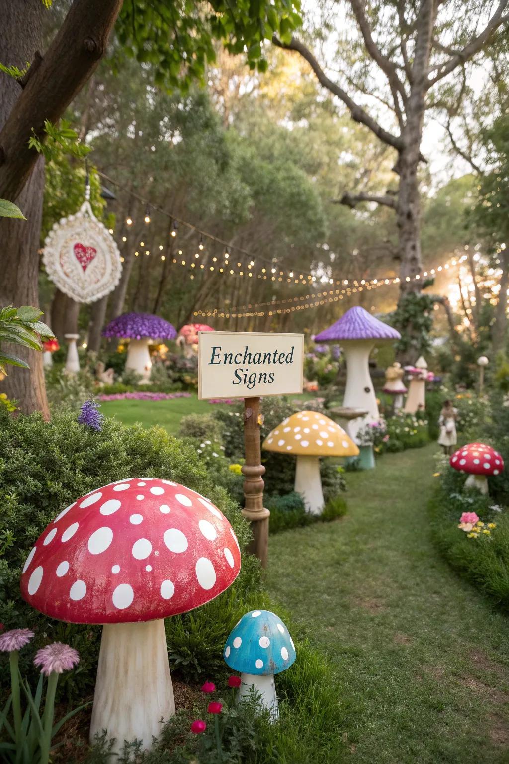 Imaginative props add a touch of enchantment.