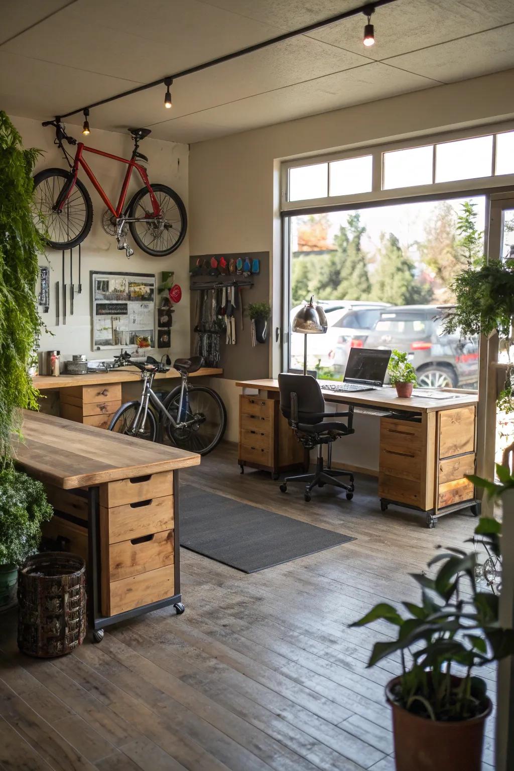 Sustainable materials can enhance your office design.
