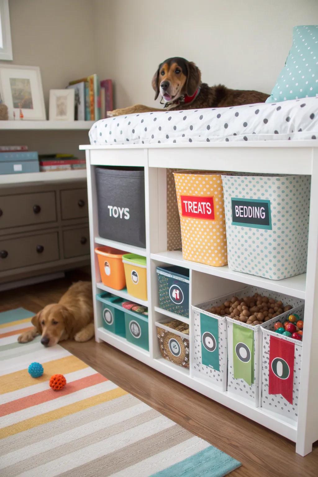 Creative DIY storage bins for organized and stylish storage.