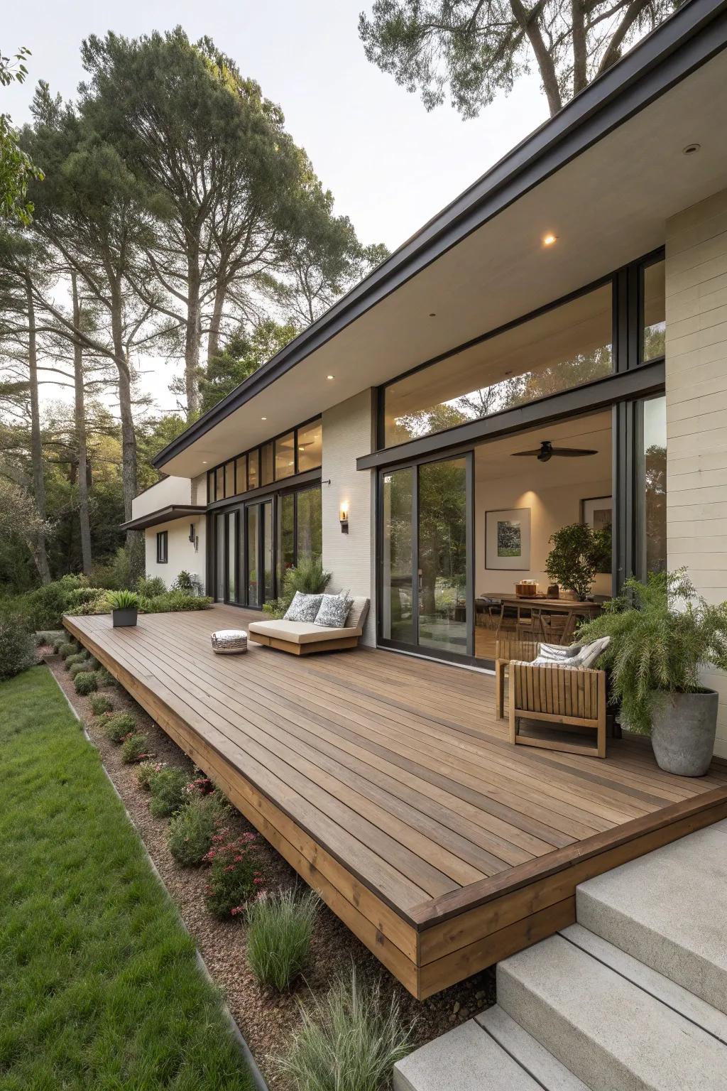 Achieve harmony by integrating your deck with home architecture.