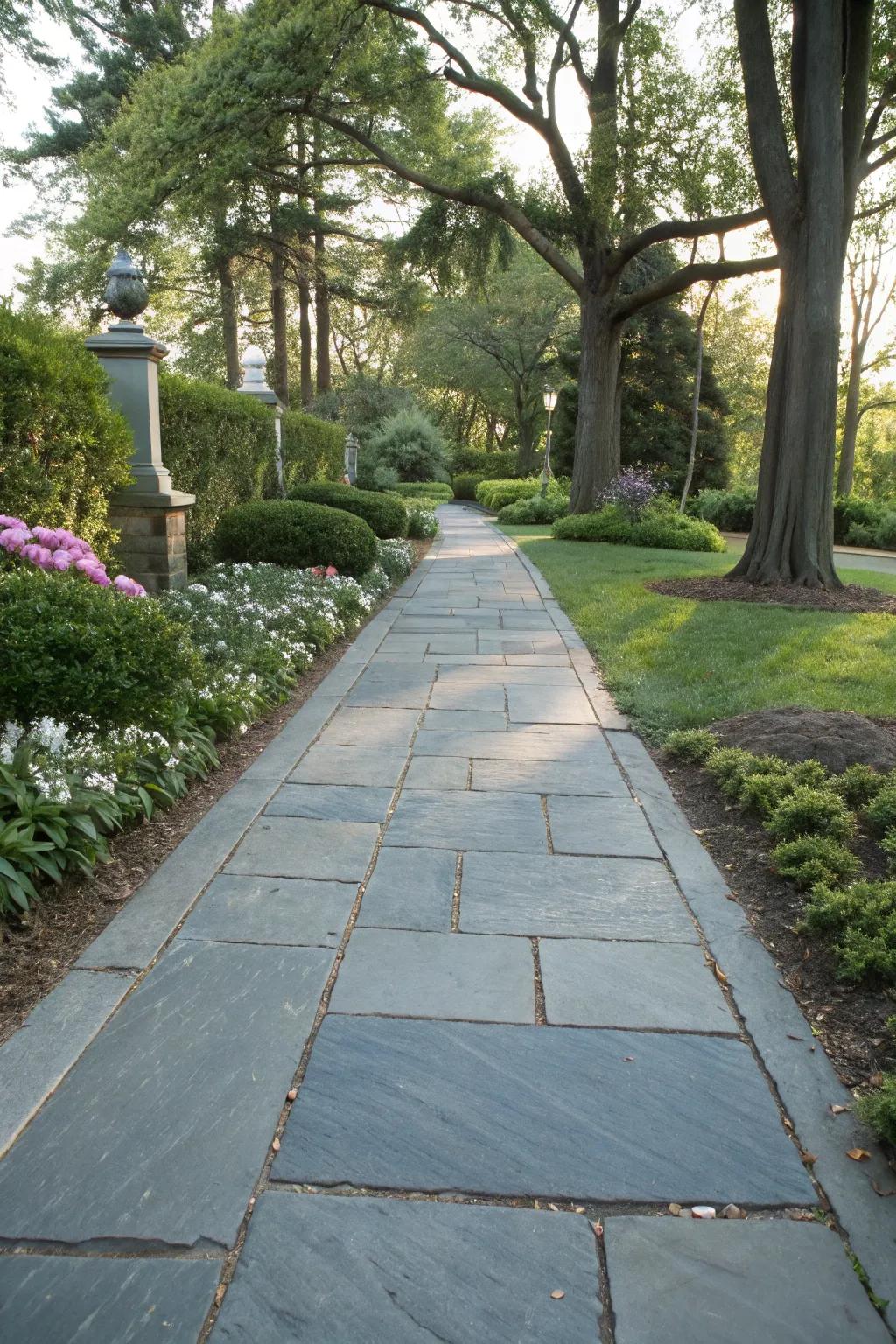 Elegant bluestone adds sophistication to your home.