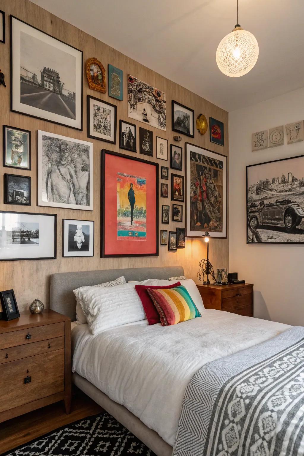 Eclectic styles can make your bedroom truly unique.