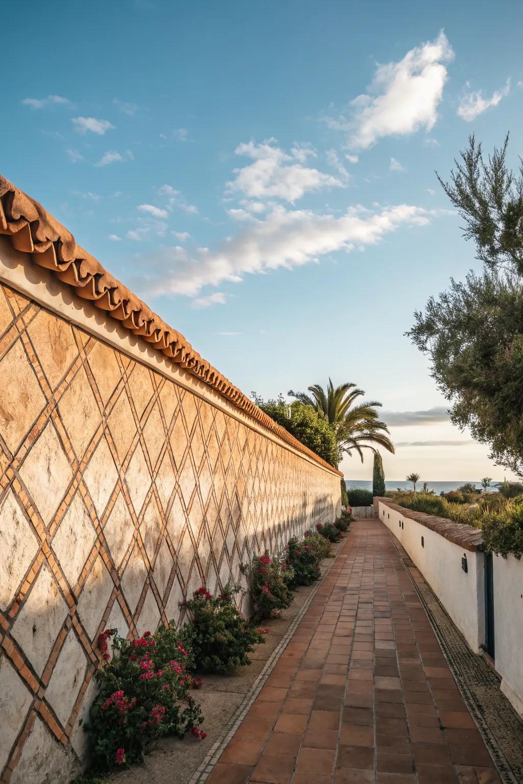 Terracotta tiles bring warmth and a Mediterranean vibe.