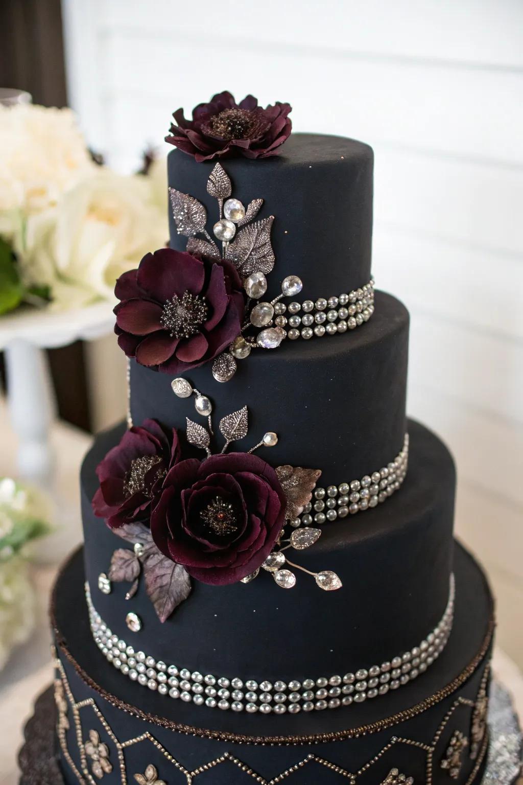 A unique wedding cake can be a showstopper.