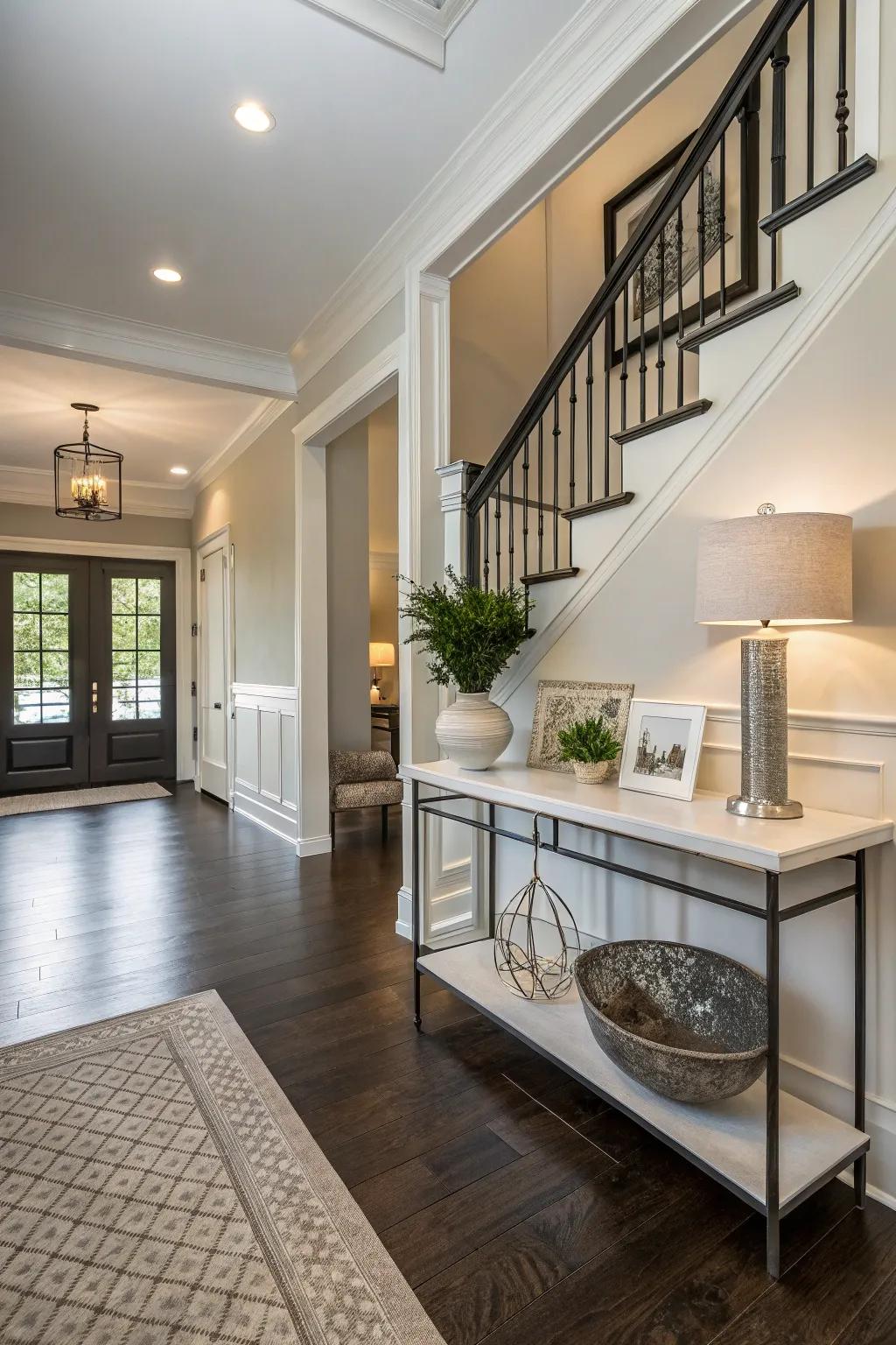 Make a strong first impression with a stylish and functional foyer.