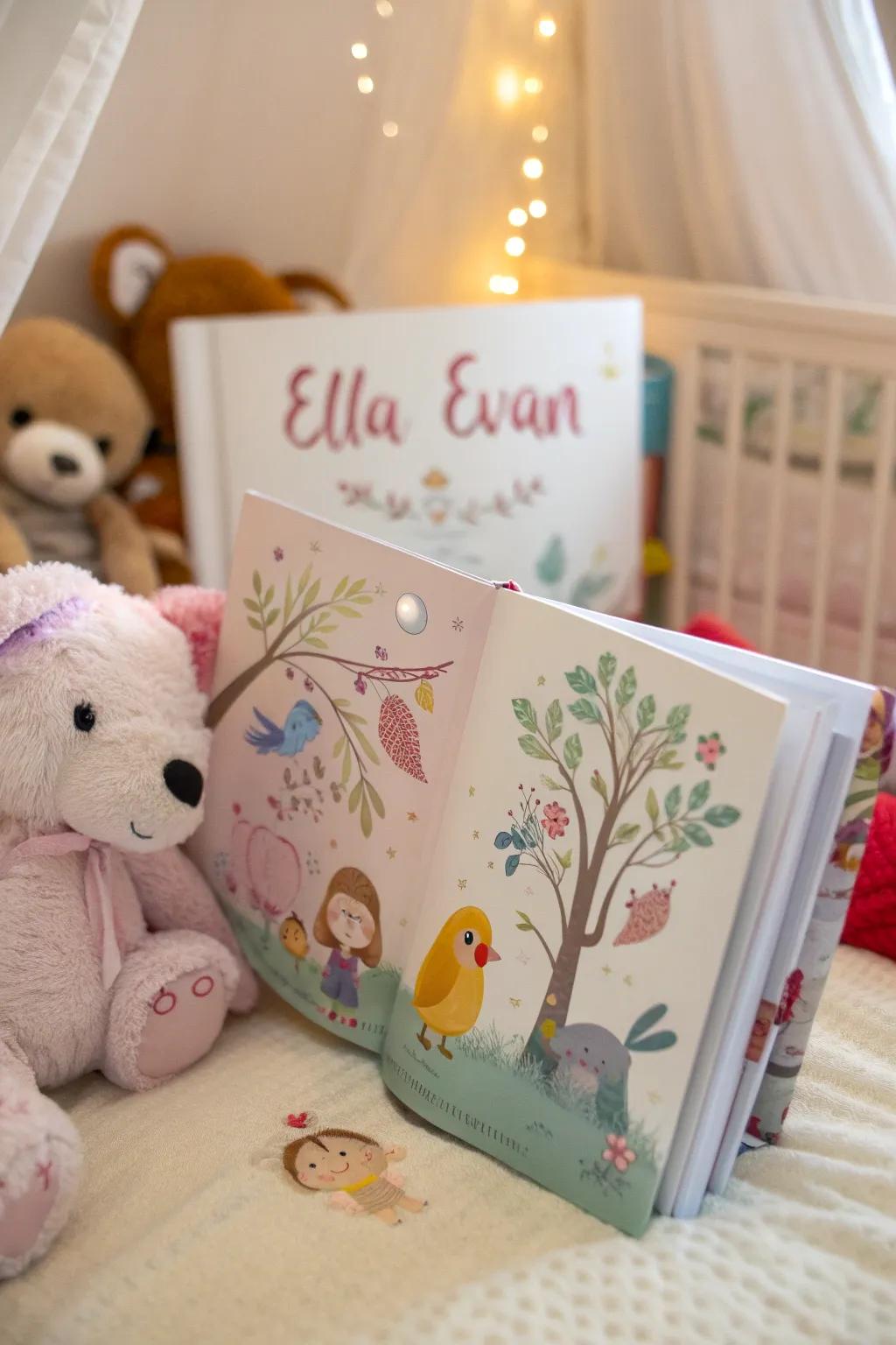 Storybooks with a personal twist bring tales to life for twins.