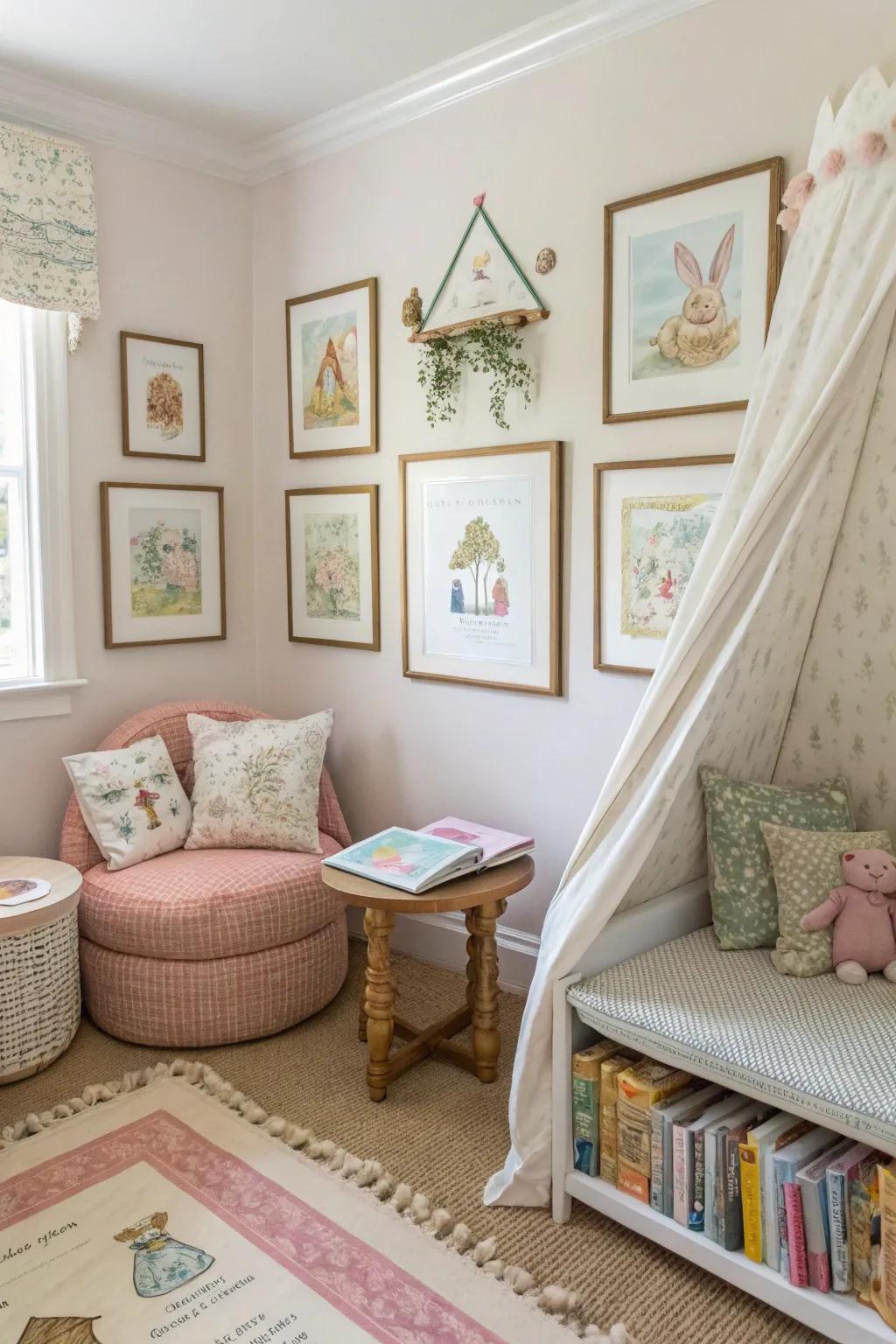 A storybook-themed nursery that sparks imagination and wonder.