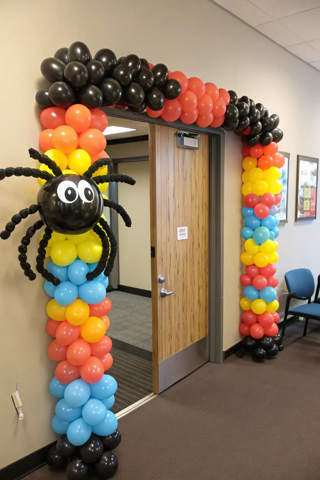 A balloon creation that’s a real eye-catcher.