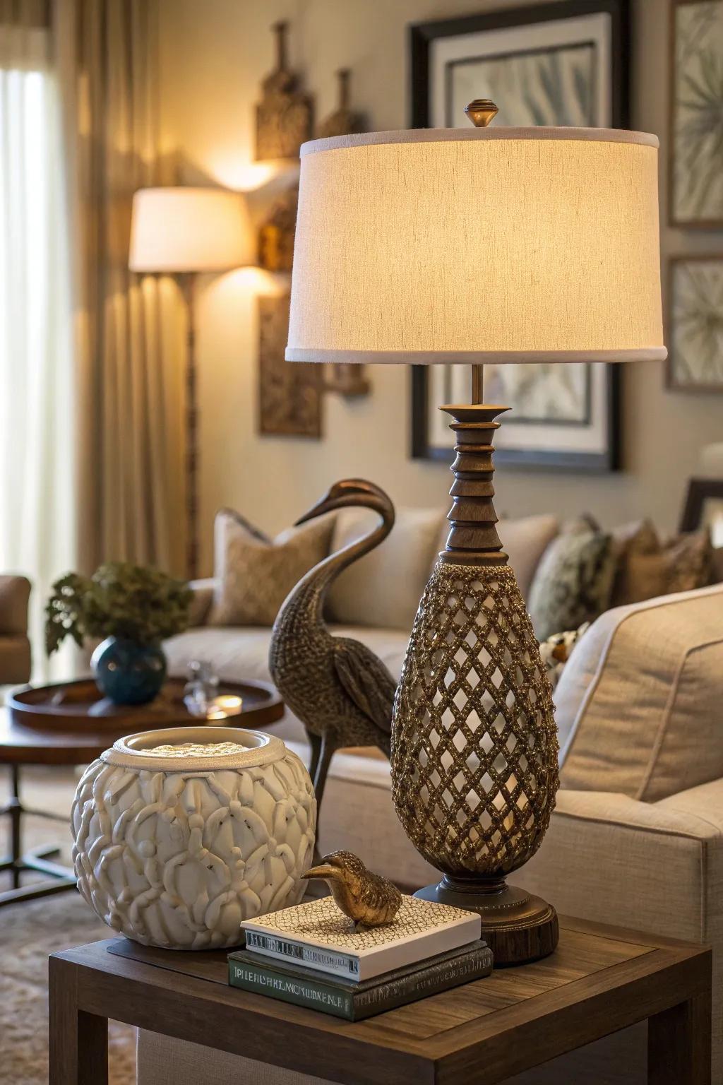 Accent pieces define the character of your space.