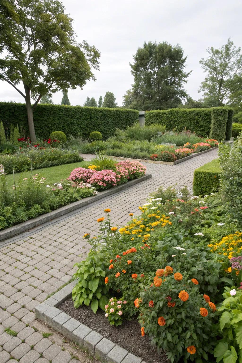 Eco-friendly paver options support a healthy garden ecosystem.