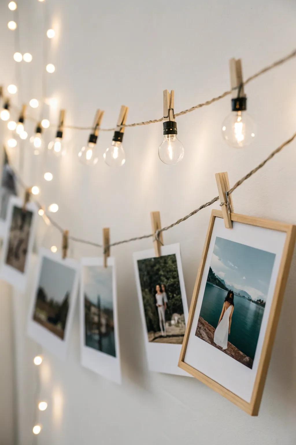 Minimalist clips offer a clean, simple photo display.