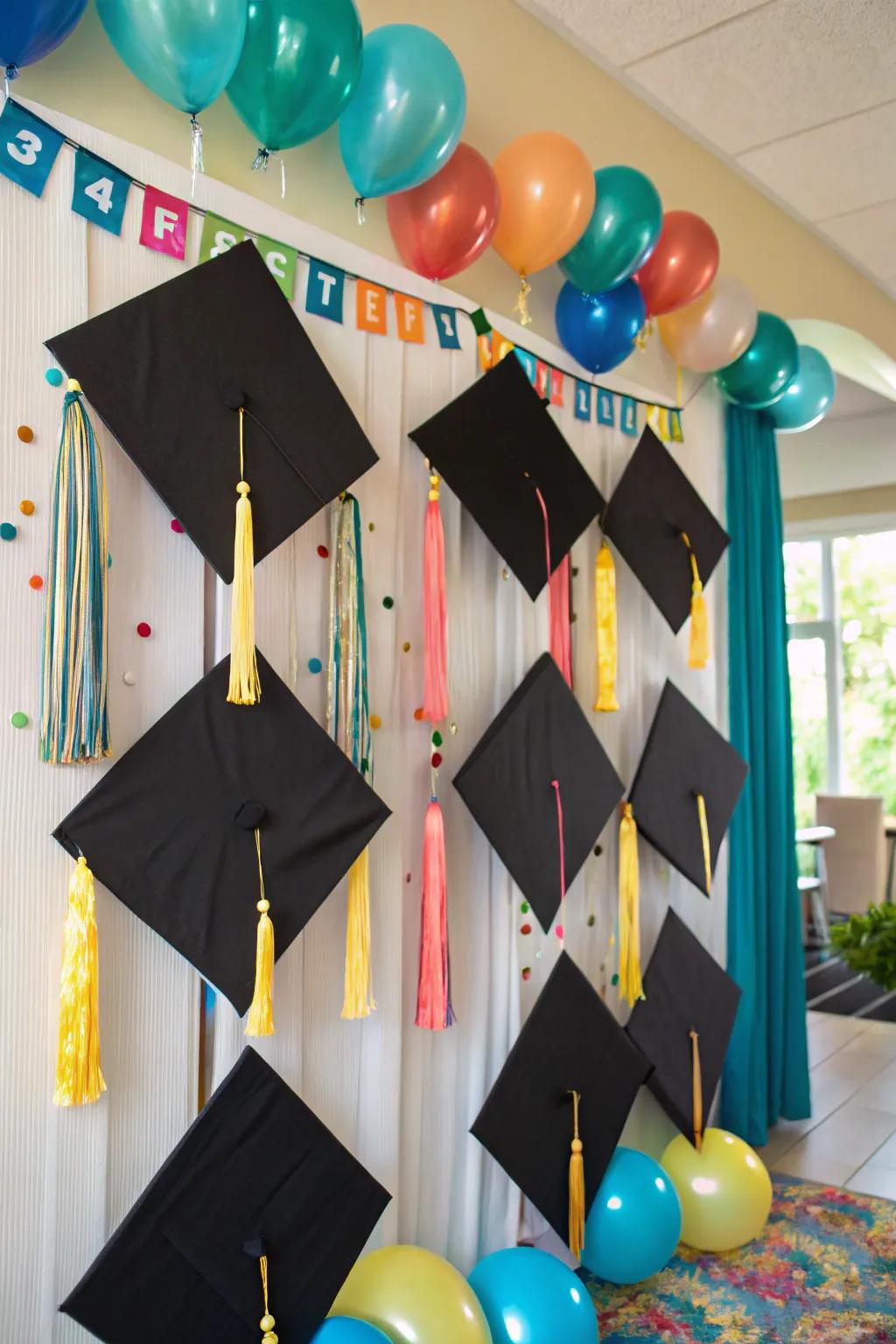 Celebrate with the classic symbol of achievement: the graduation cap.